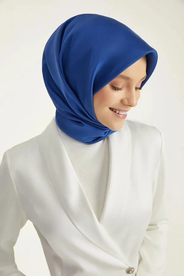 Poanes DÜZ ÇİFT TARAFLI TWILL İPEK EŞARP