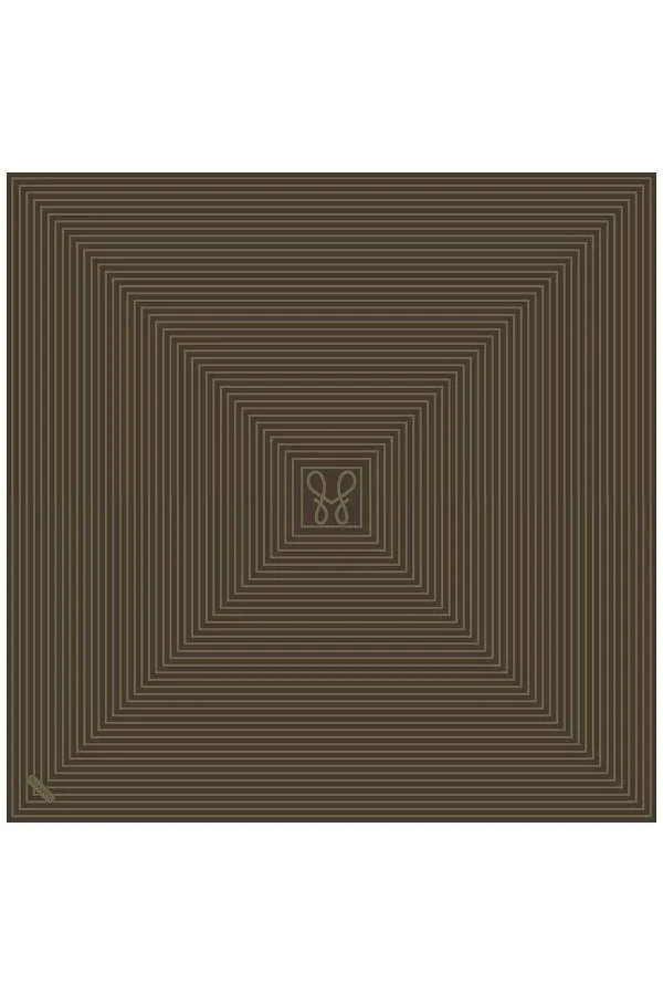 Poanes Linea Desenli Twill İpek Eşarp