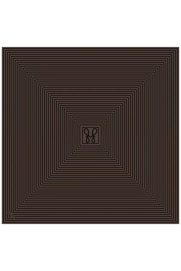 Poanes Linea Desenli Twill İpek Eşarp
