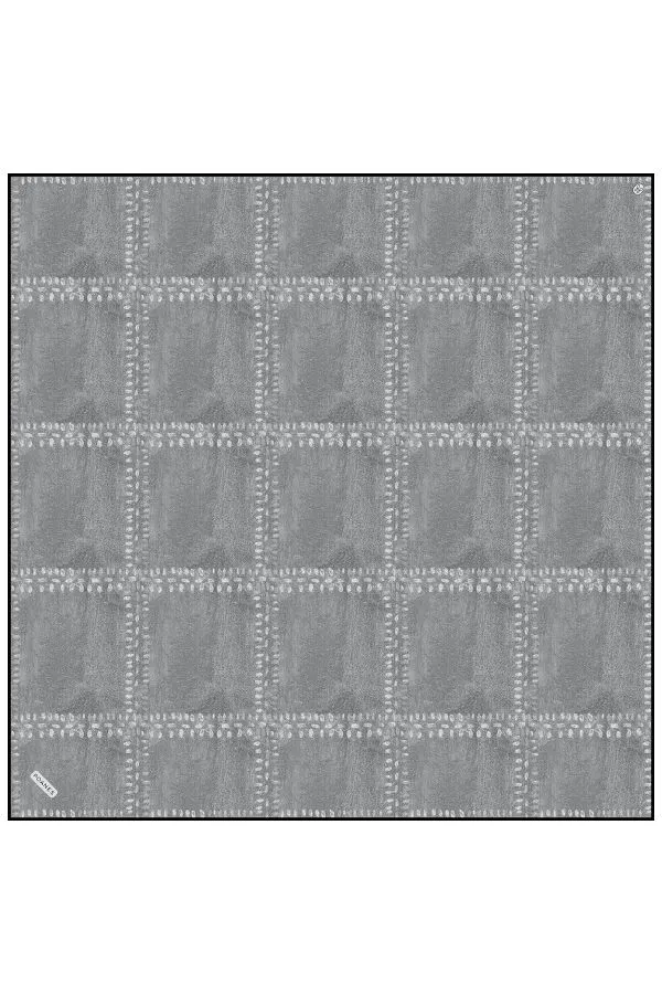 Poanes Yaban Desenli Twill İpek Eşarp